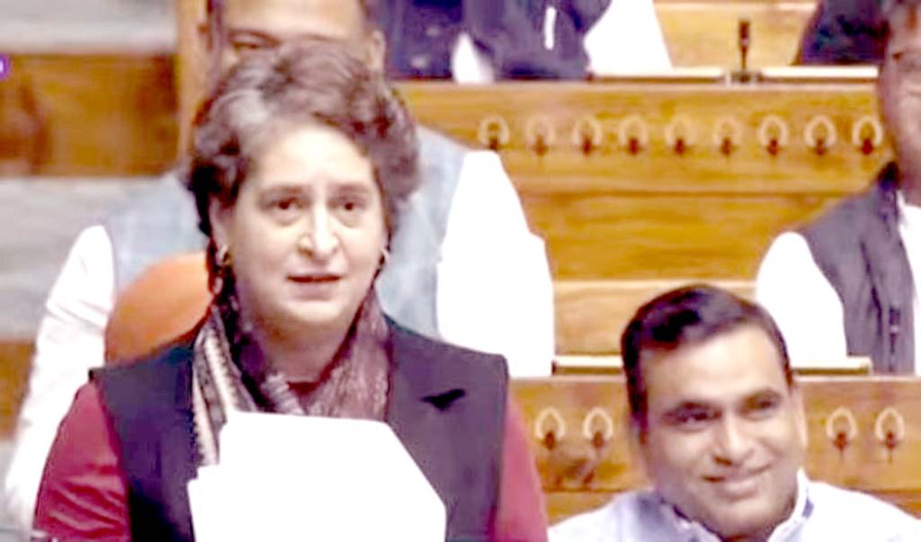 Naravanes book reveals the character of the government in times of crisis Priyanka Gandhi
